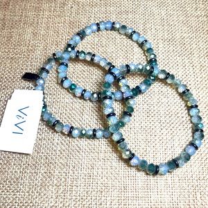 Vivi Set of Three Stretch Bracelets